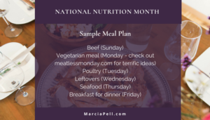 simple meal plan for healthy eating