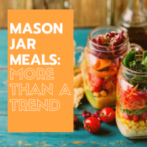 healthy meals mason jar